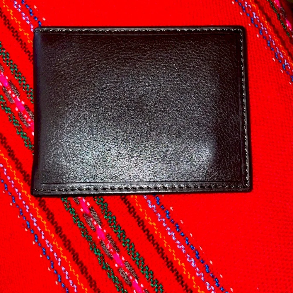 Genuine Leather Hand Crafted Wallet NWOT